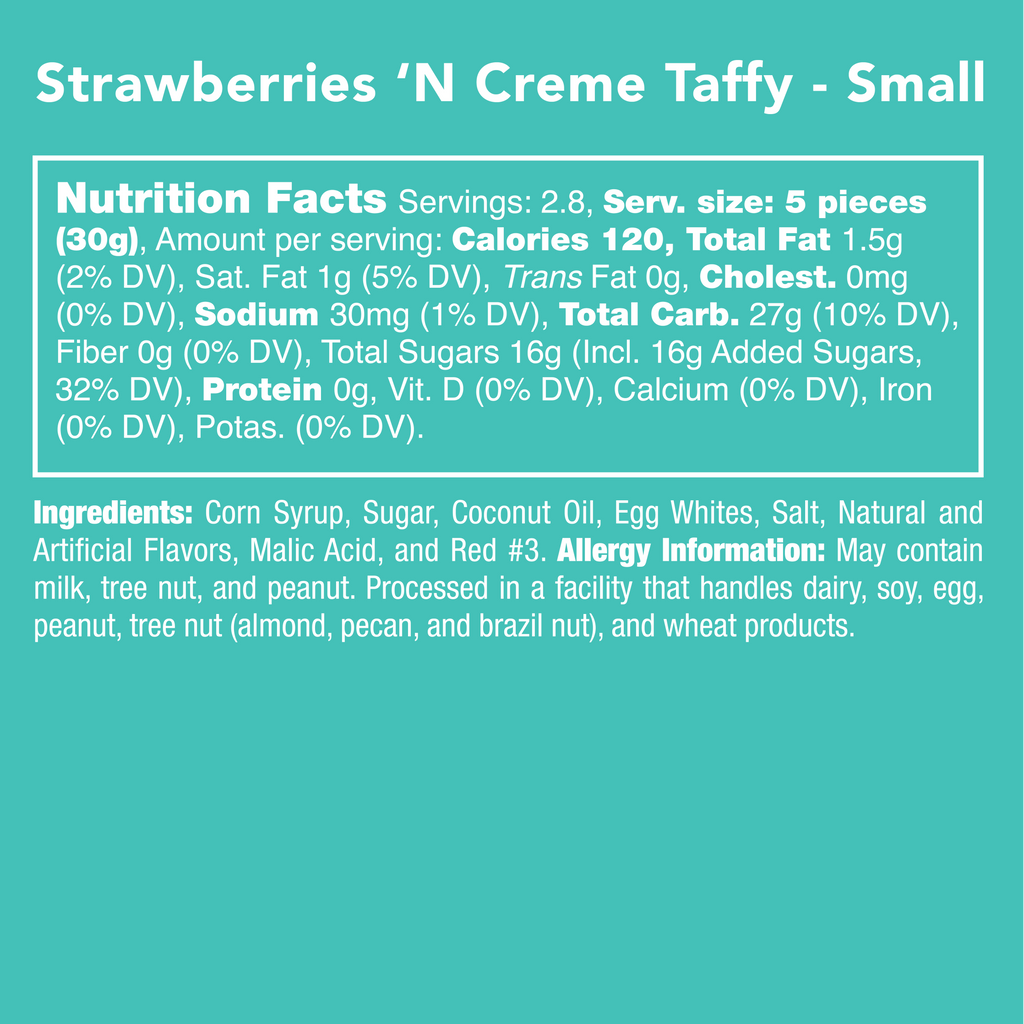 Strawberries 'N Creme Taffy