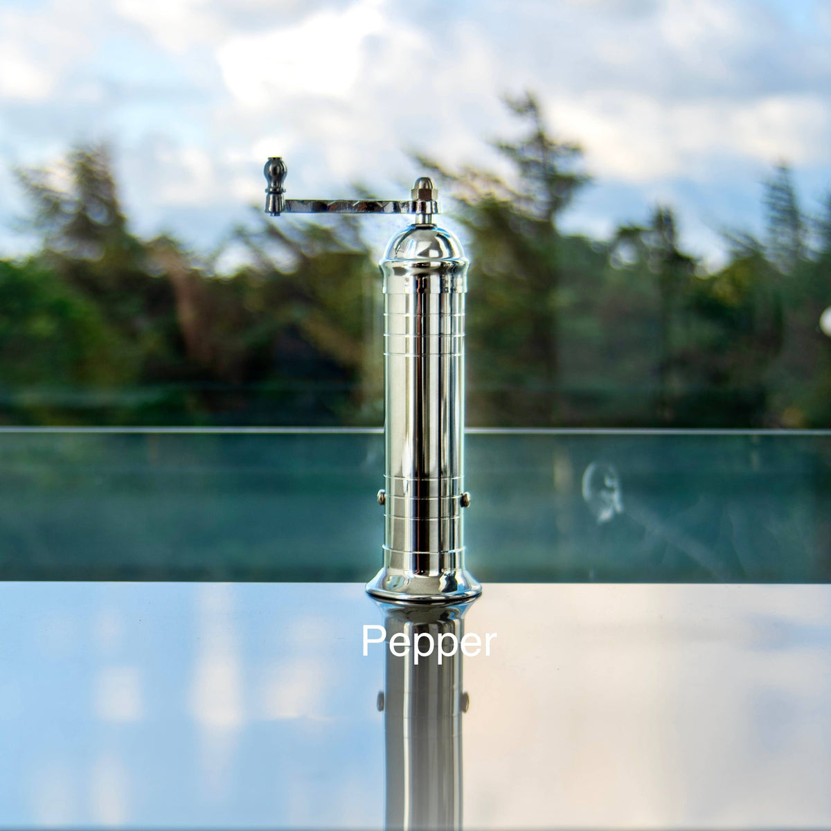 Chrome Pepper Mill