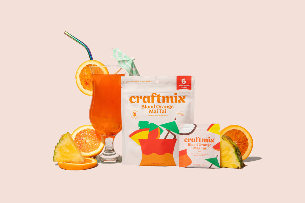Blood Orange Mai Tai Cocktail Mixer - 6 Servings Multipack