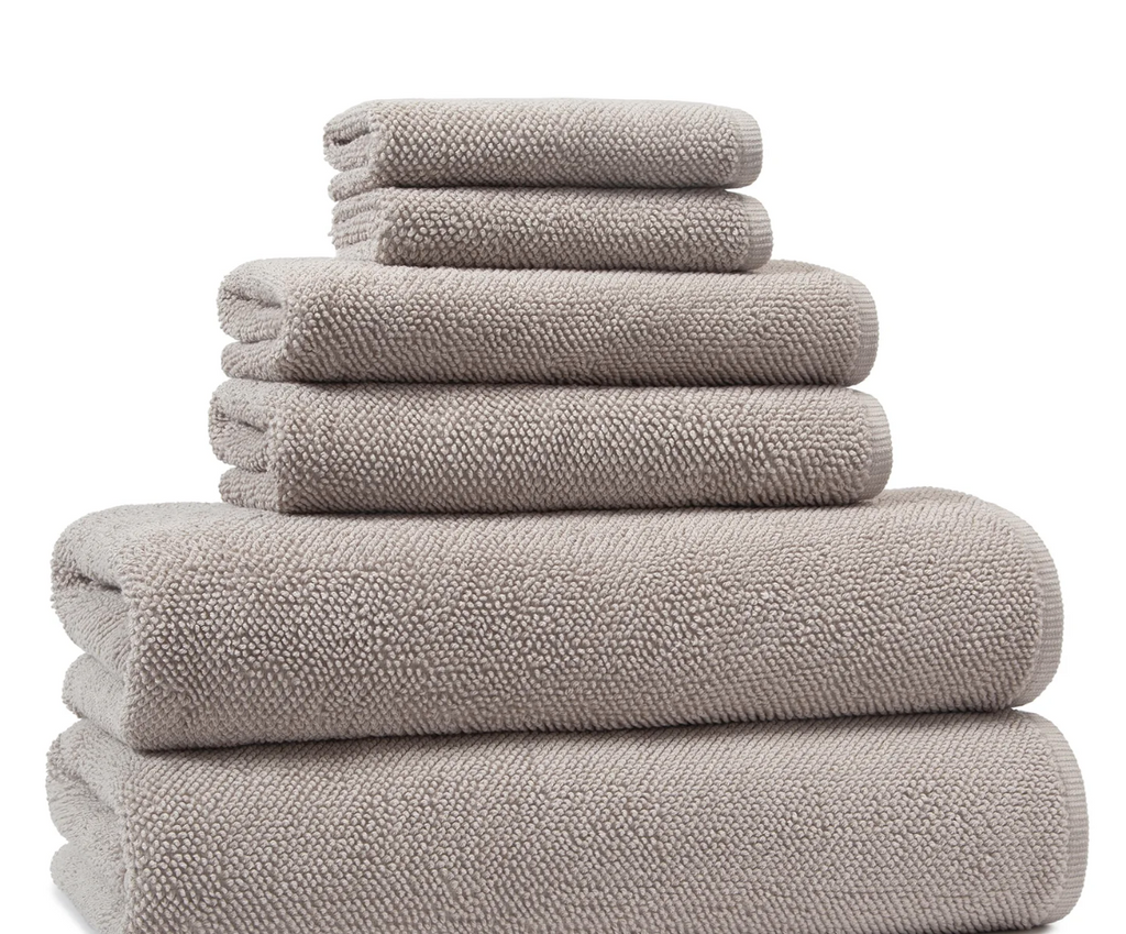 Light grey Veneto Textured Hand Towel