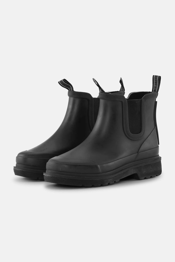 Ilse Jacobsen Ankle Rubber Boots, Black