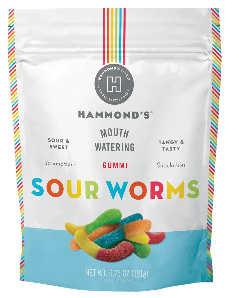 Gummi Sour Worms **NEW!**