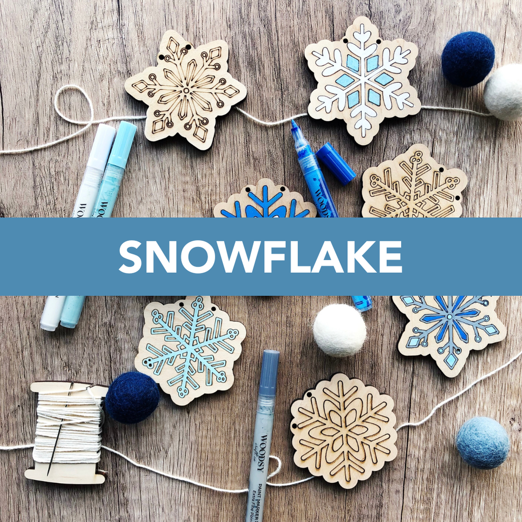 DIY Craft Kit - Snowflake Garland