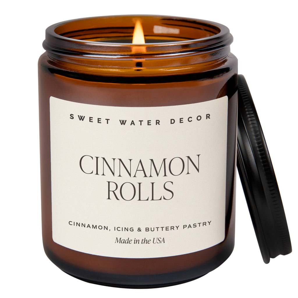 Cinnamon Rolls 9 oz Soy Candle - Fall Home Decor & Gifts