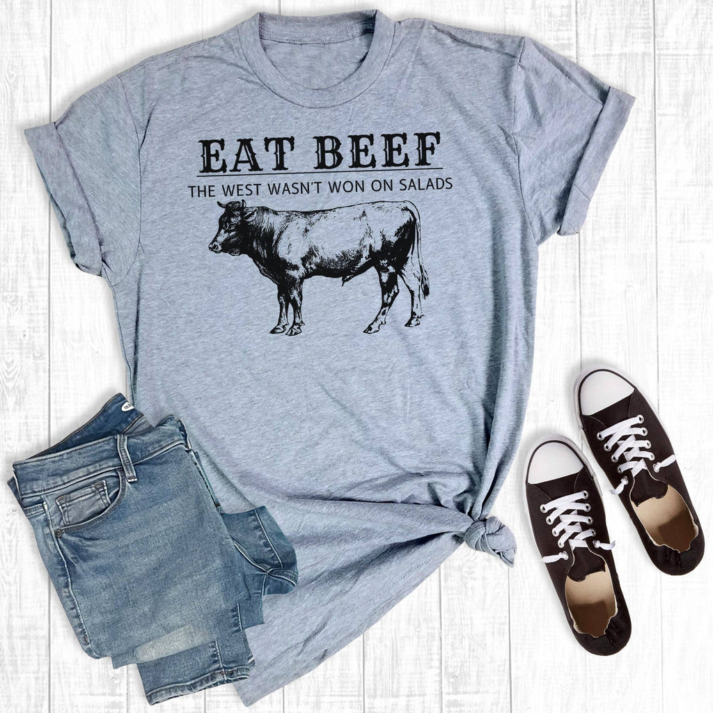 Eat Beef Light Grey Shirt