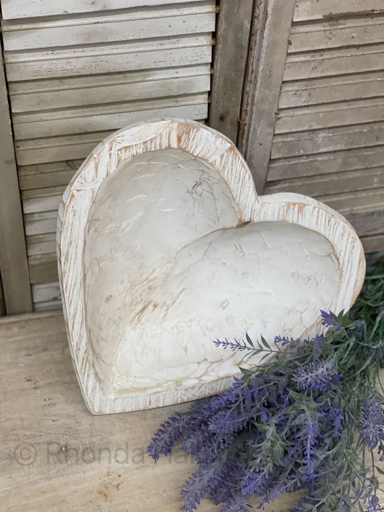 Wood Heart Bowl medium