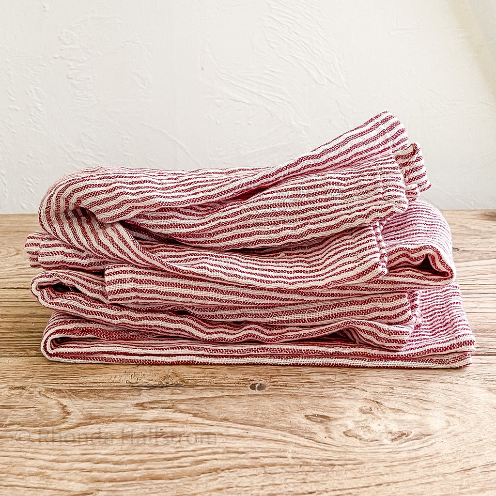 Striped Linen Cotton Napkins