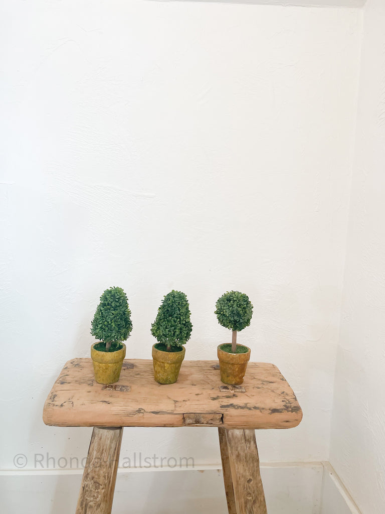 Mini Topiary Trees/ Home Decor/ Seasonal Decor