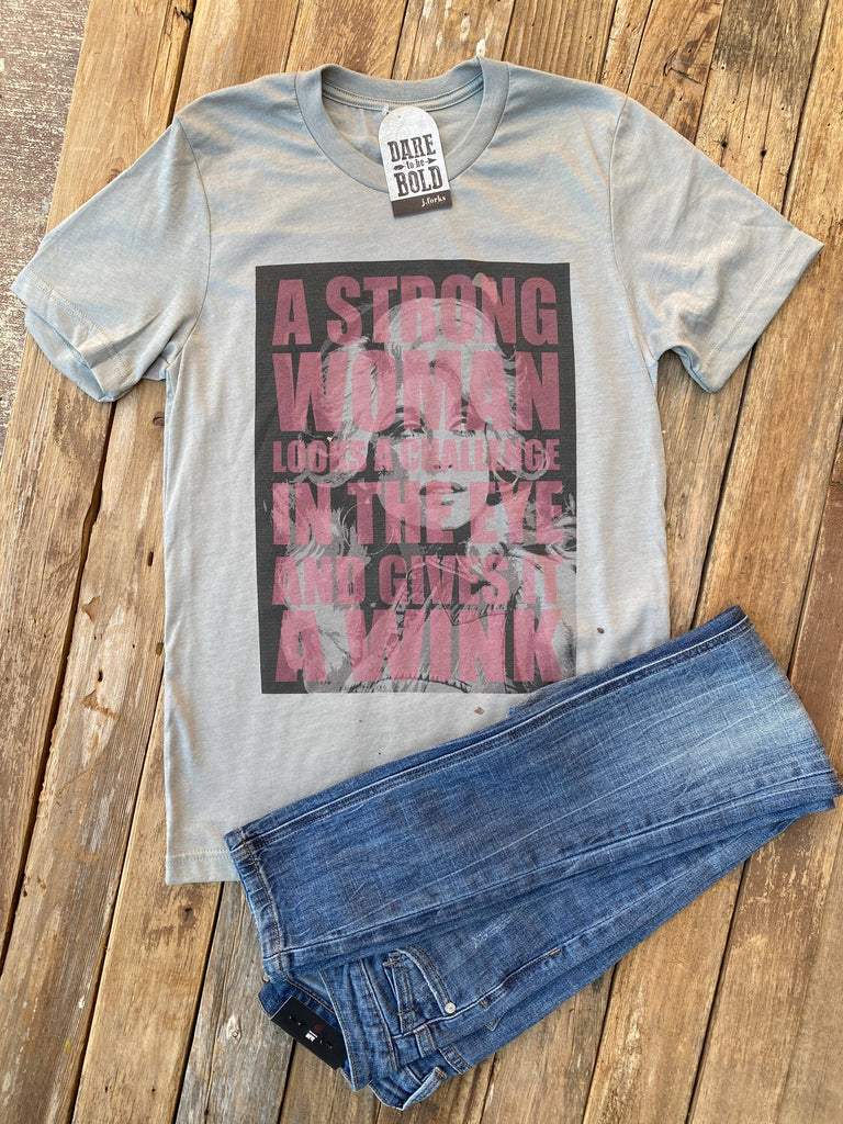 2048 Strong Woman Dolly Tee: X-Large