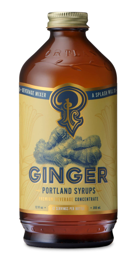 Ginger Syrup 12oz  - cocktail / mocktail beverage mixer