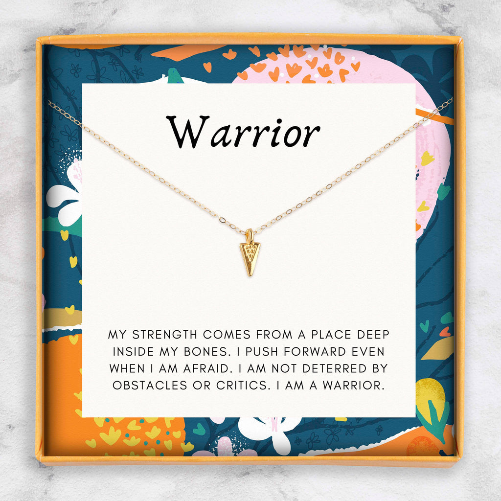 Warrior Necklace | Strength "Triangle" Charm