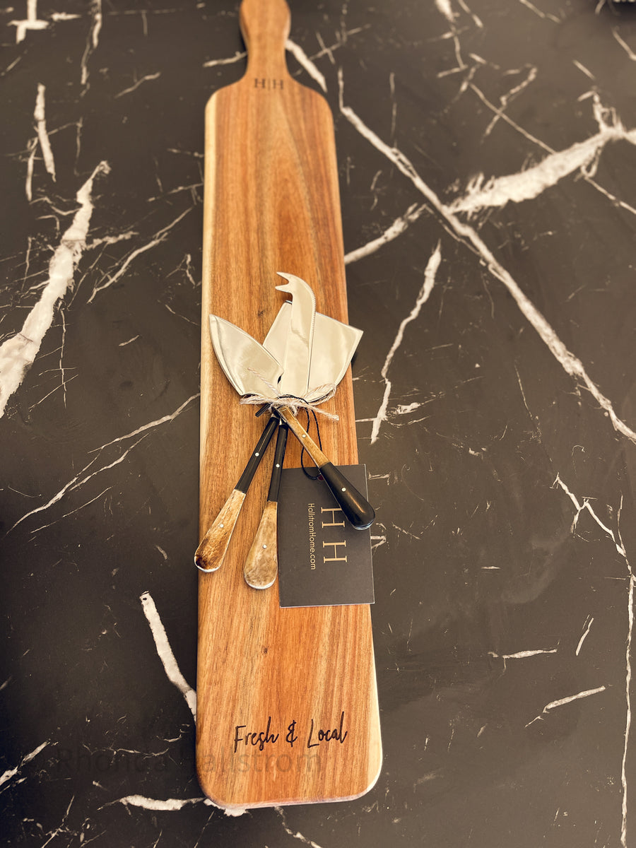 Local & Fresh Wood Cutting Board Custom Hallstrom Home