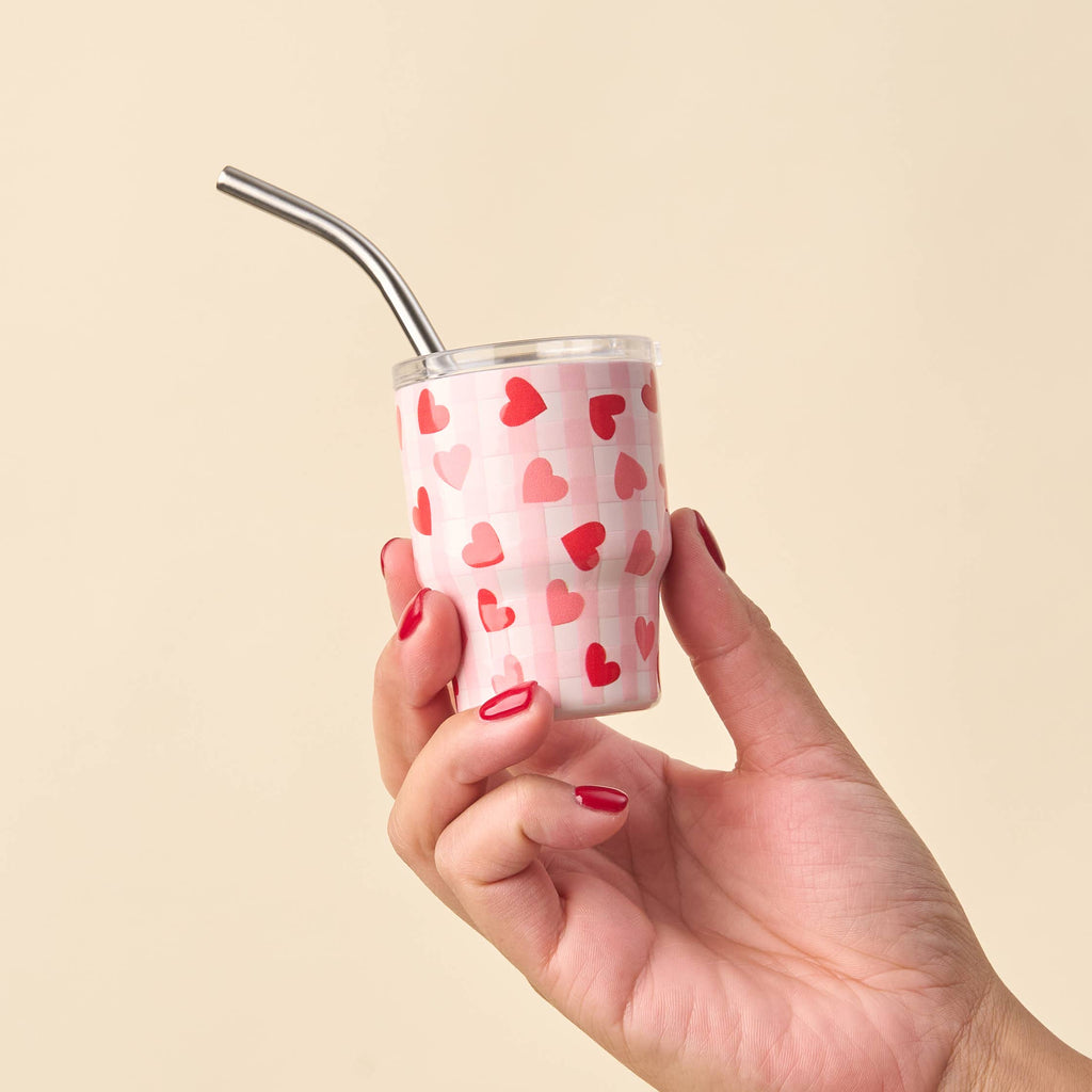 2 oz Tiny Tumbler-Charming Gingham