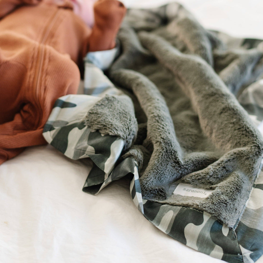 SATIN BORDER RECEIVING BLANKETS