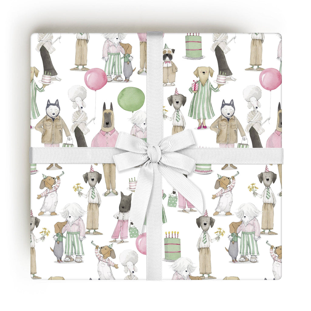 Dog Party Gift Wrap (Sheets)