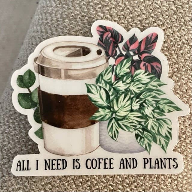 Clear Plant Stickers