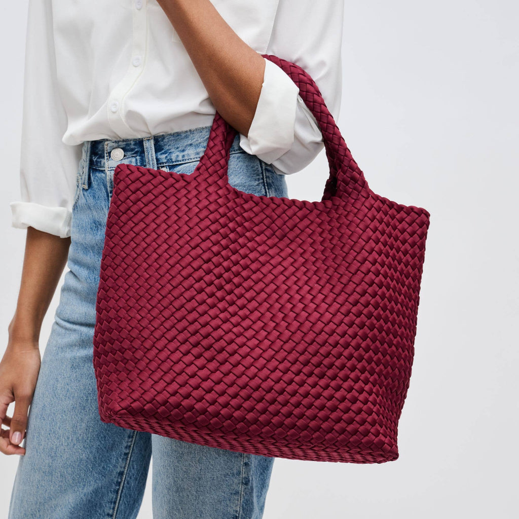 Sky's The Limit - Medium Woven Neoprene Tote