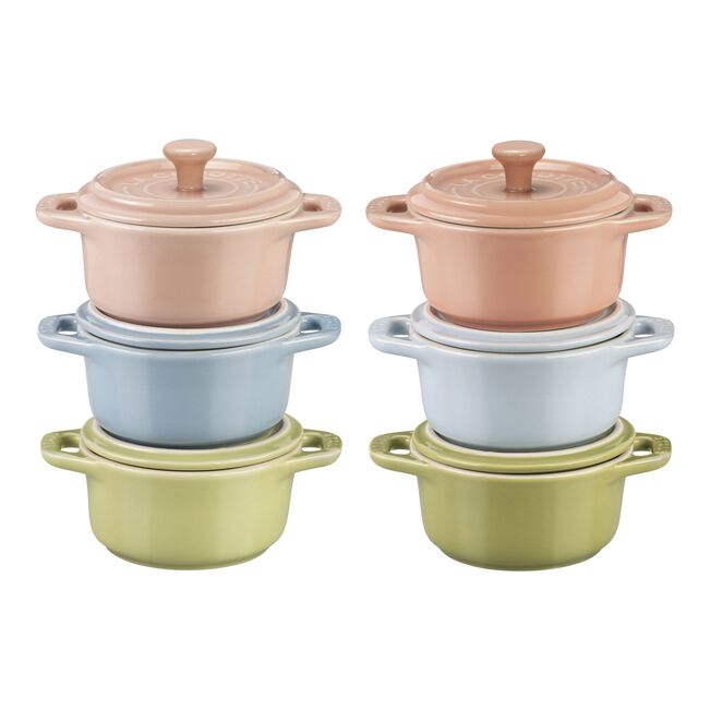 Staub Ceramic 1 pc Mini Round Cocotte Set - Macaron Pastel Colors
