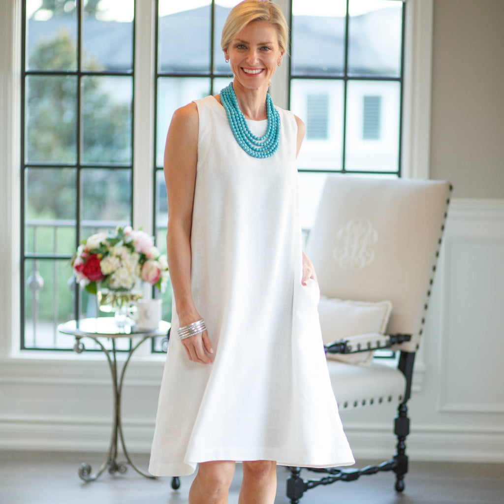 Alma Linen Dress