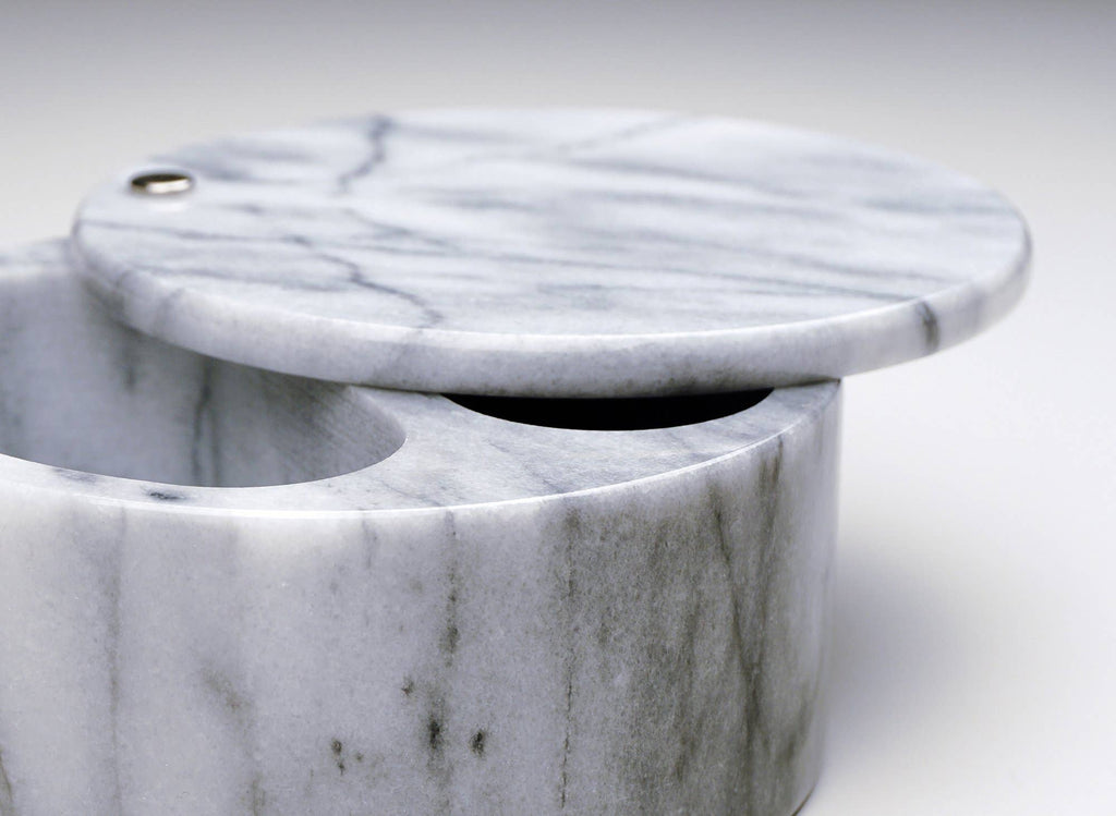 Salt Box - White Marble