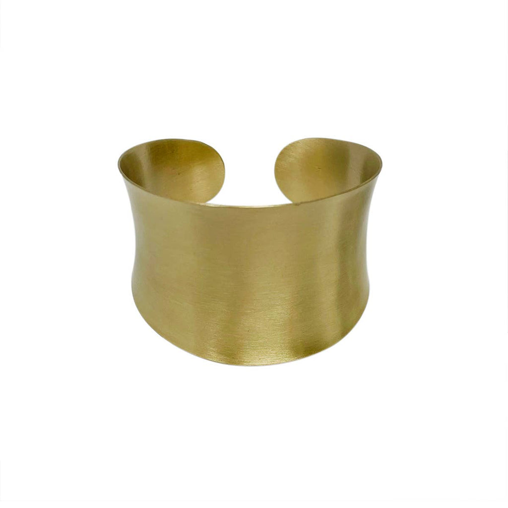 Concave Cuff - Gold Bracelet