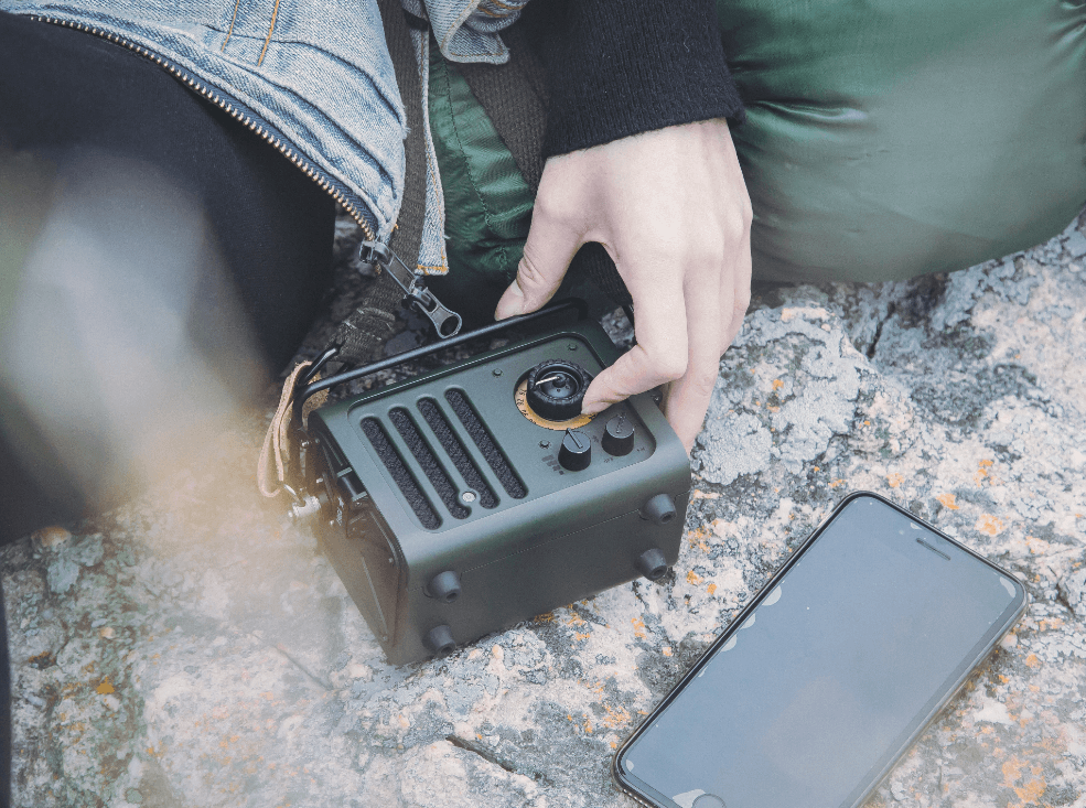 MUZEN Wild Jeep Portable FM Radio & Bluetooth Speaker