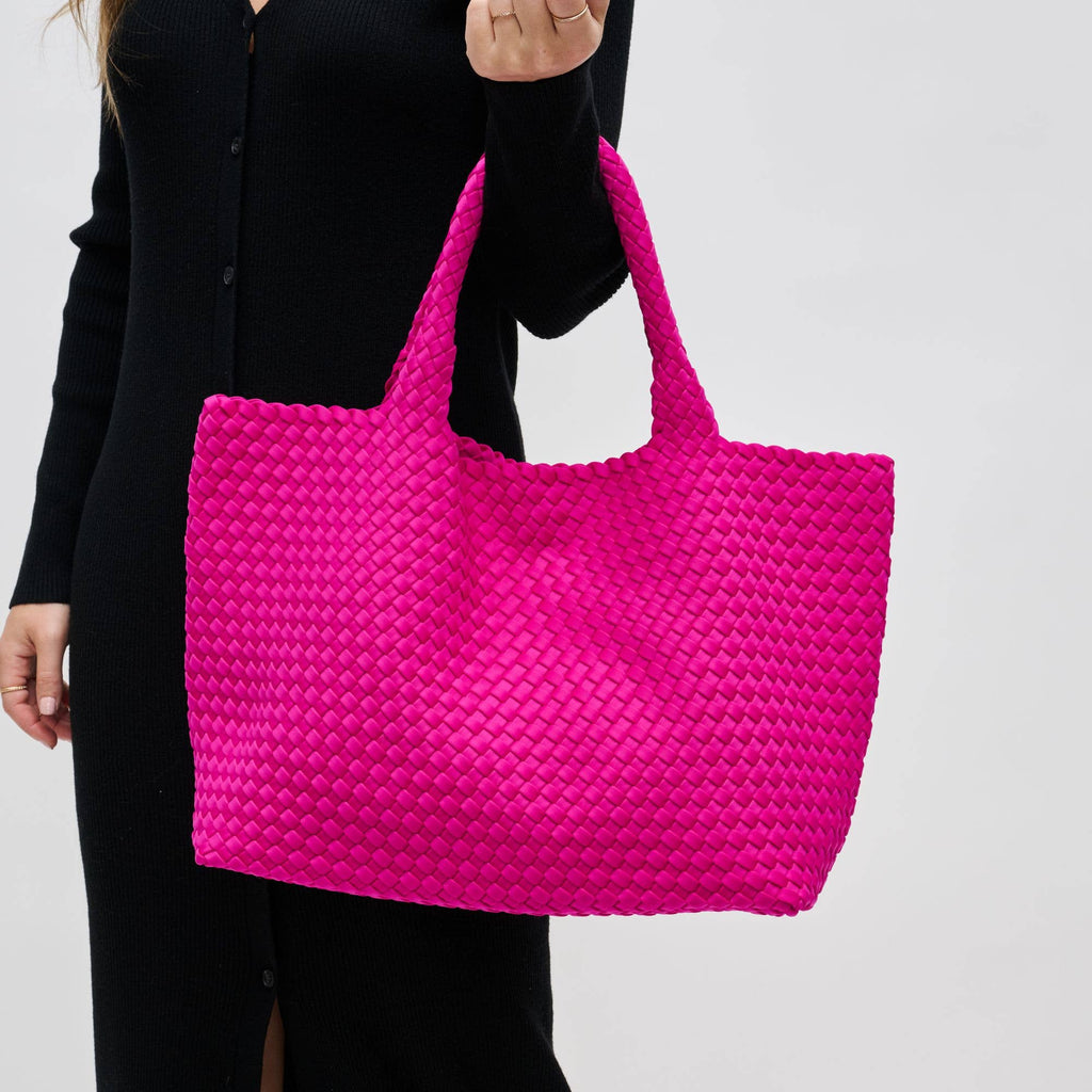 Sky's The Limit - Large Woven Neoprene Tote