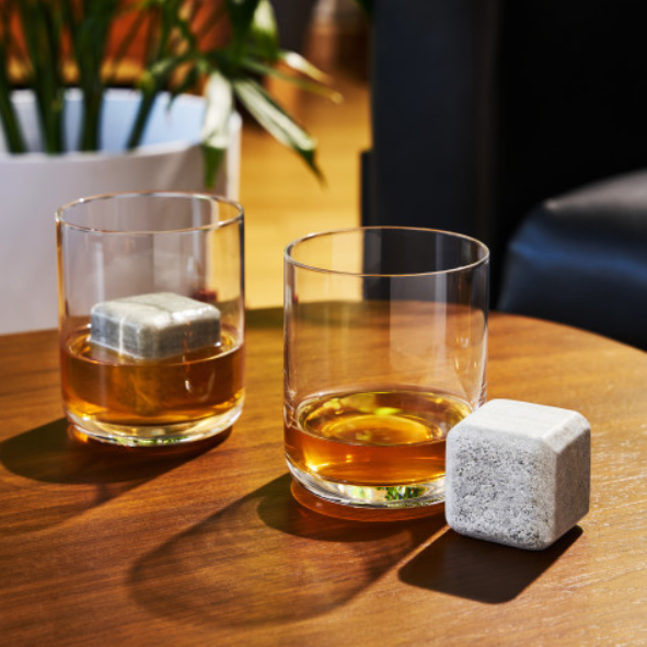 Glacier Rocks® Large Soapstone Whiskey Cubes - Set of 2