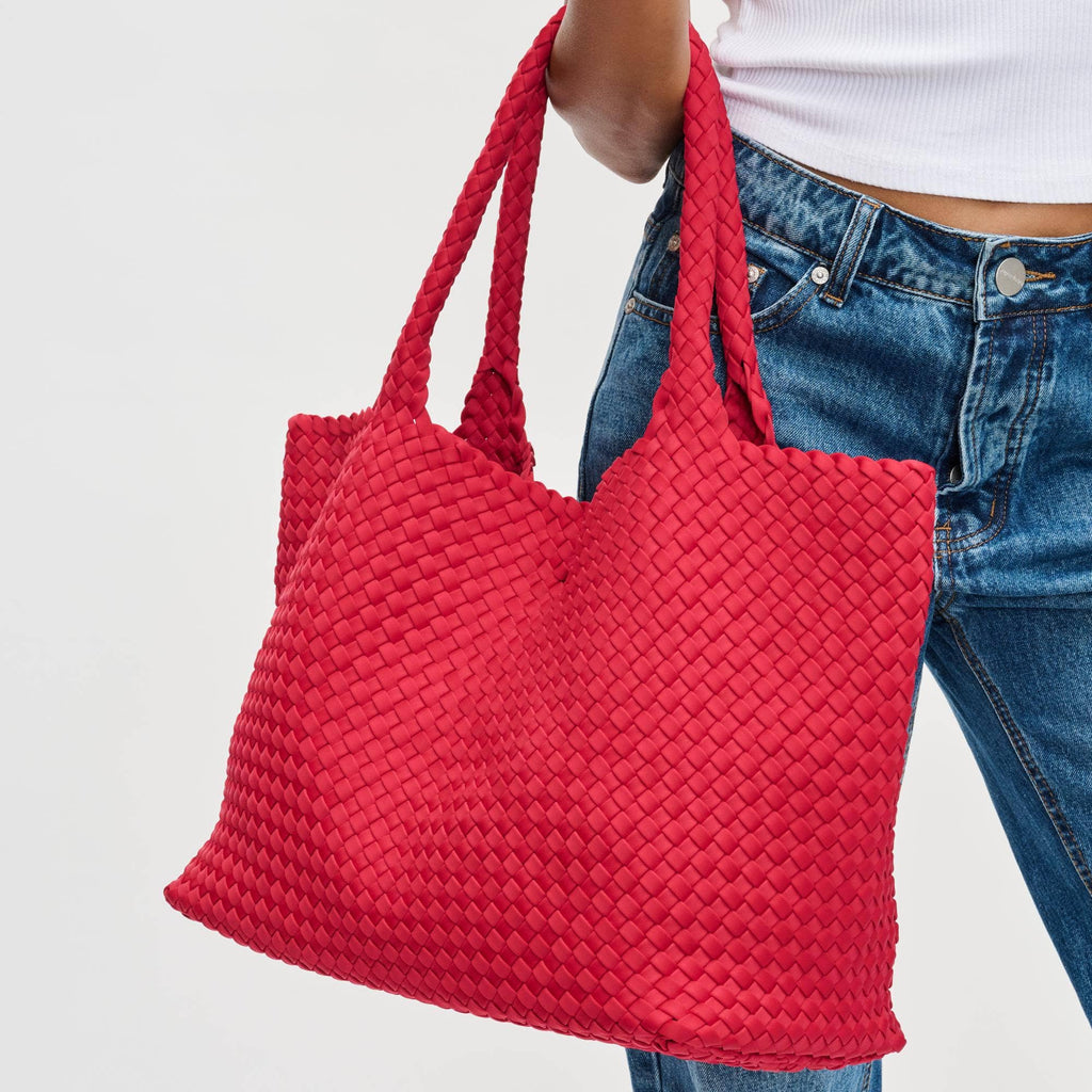 Sky's The Limit - Large Woven Neoprene Tote