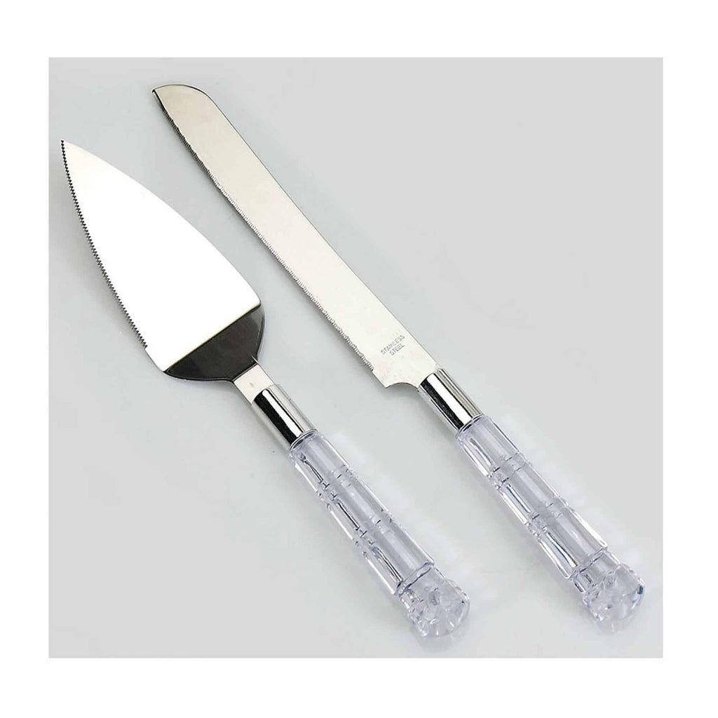 Cake Cutting Set -Silver