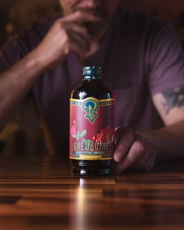 Grenadine Syrup 12oz - cocktail / mocktail beverage mixer