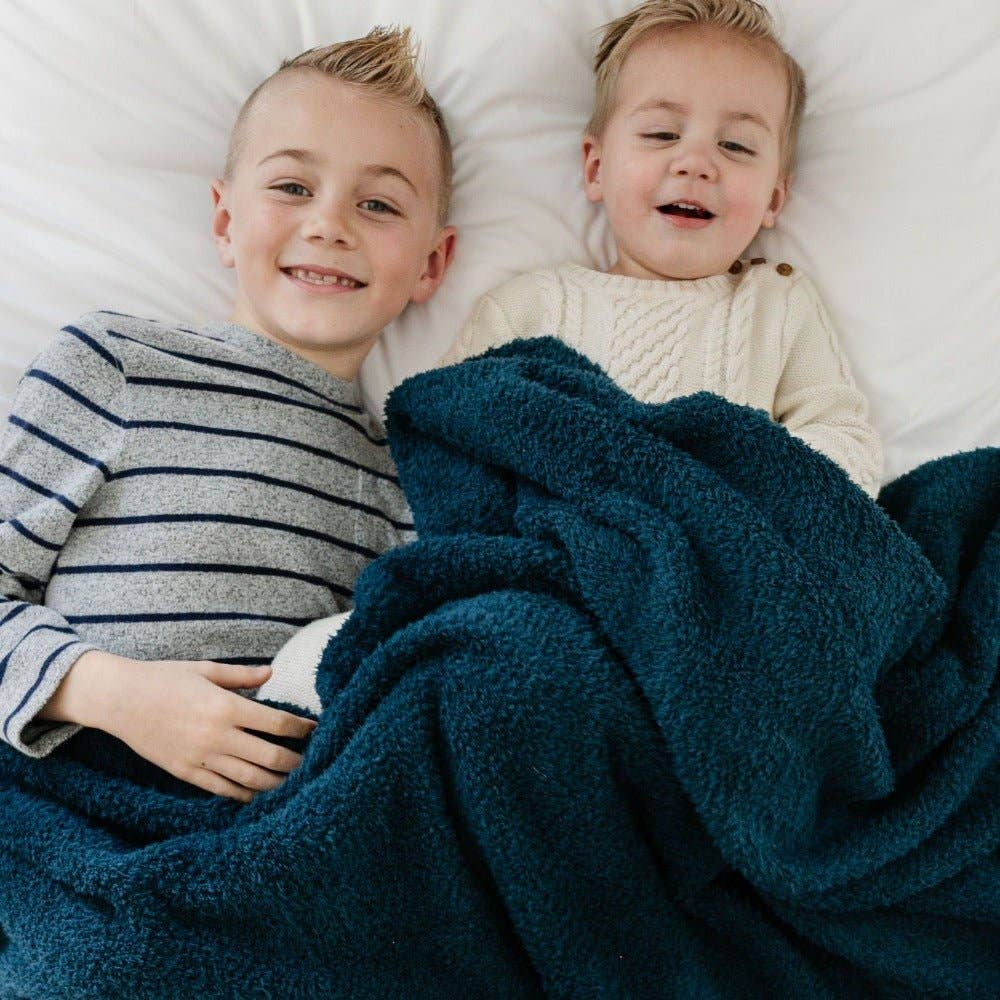 BAMBONI® THROW BLANKETS: Ivory