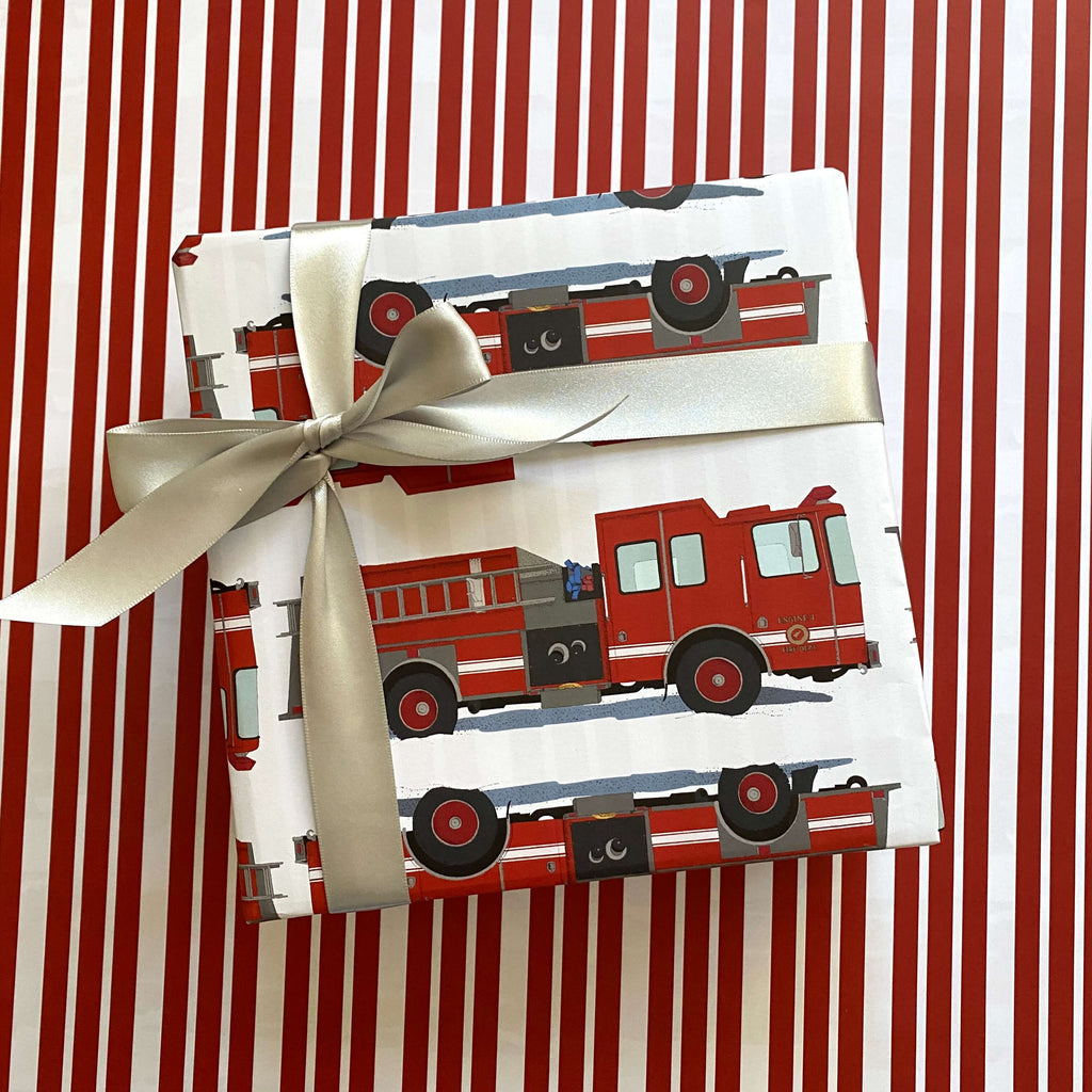 Fire Truck Wrapping Paper