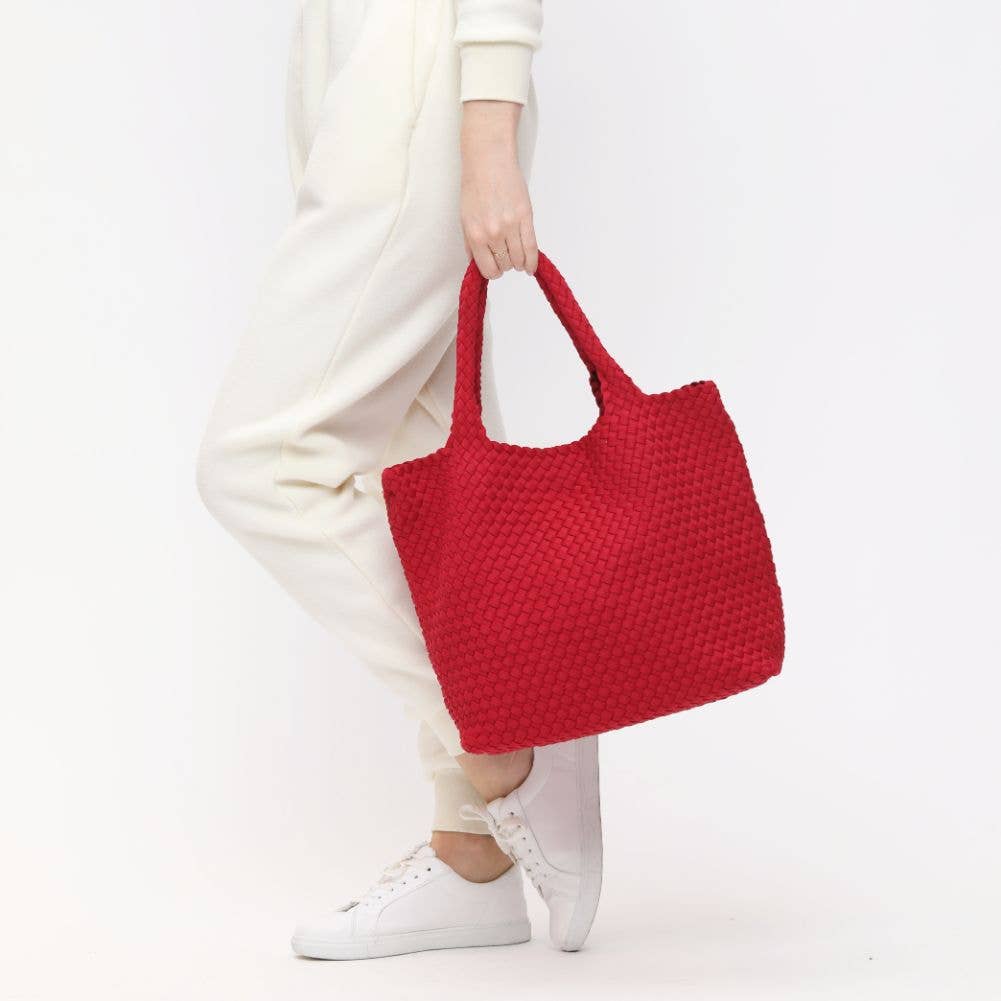 Sky's The Limit - Medium Woven Neoprene Tote