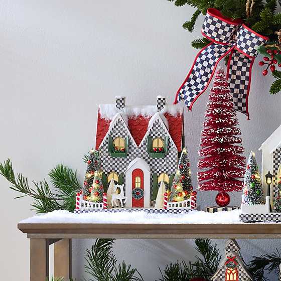 Cozy Christmas Illuminated Paper Cottage