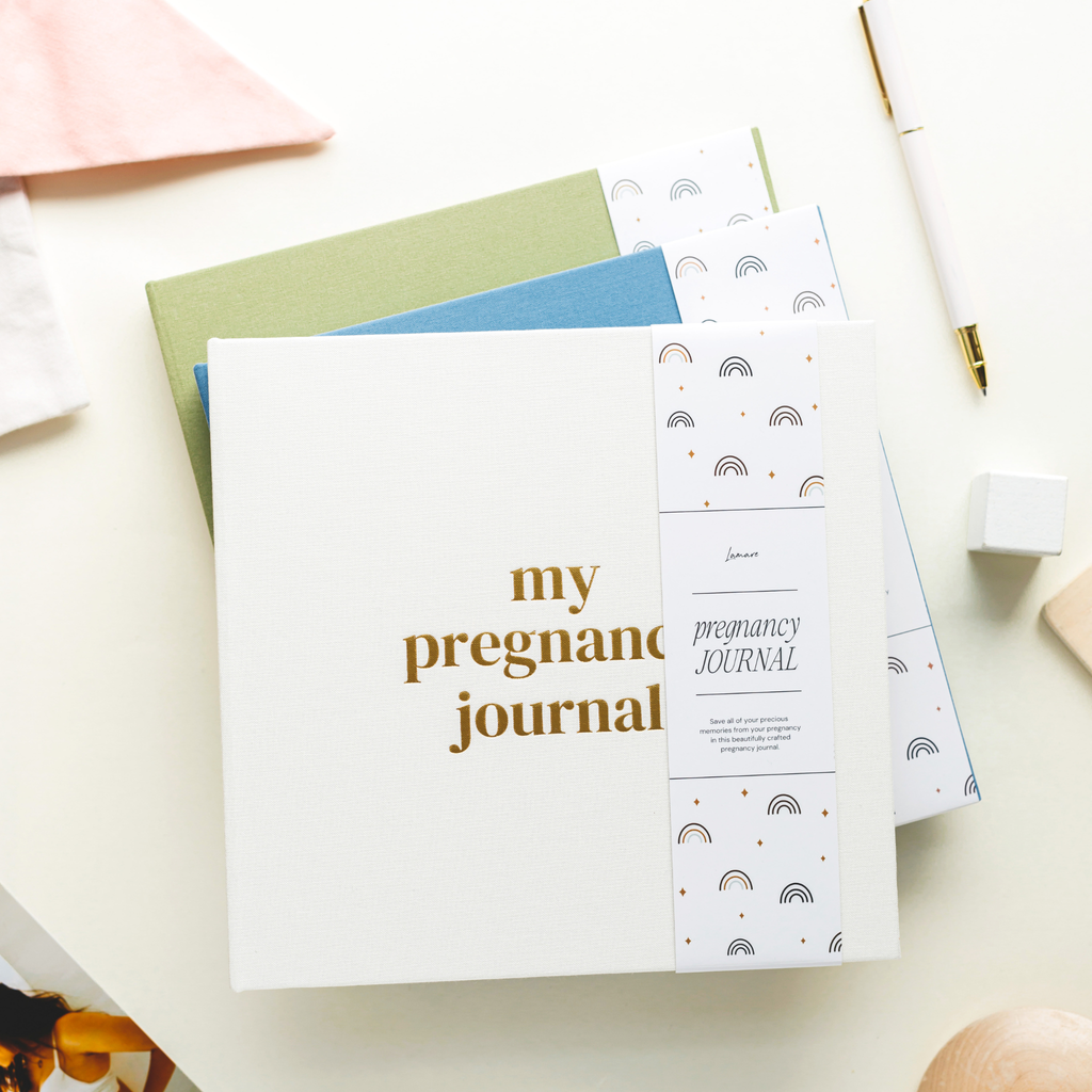 Premium Linen Pregnancy Journal