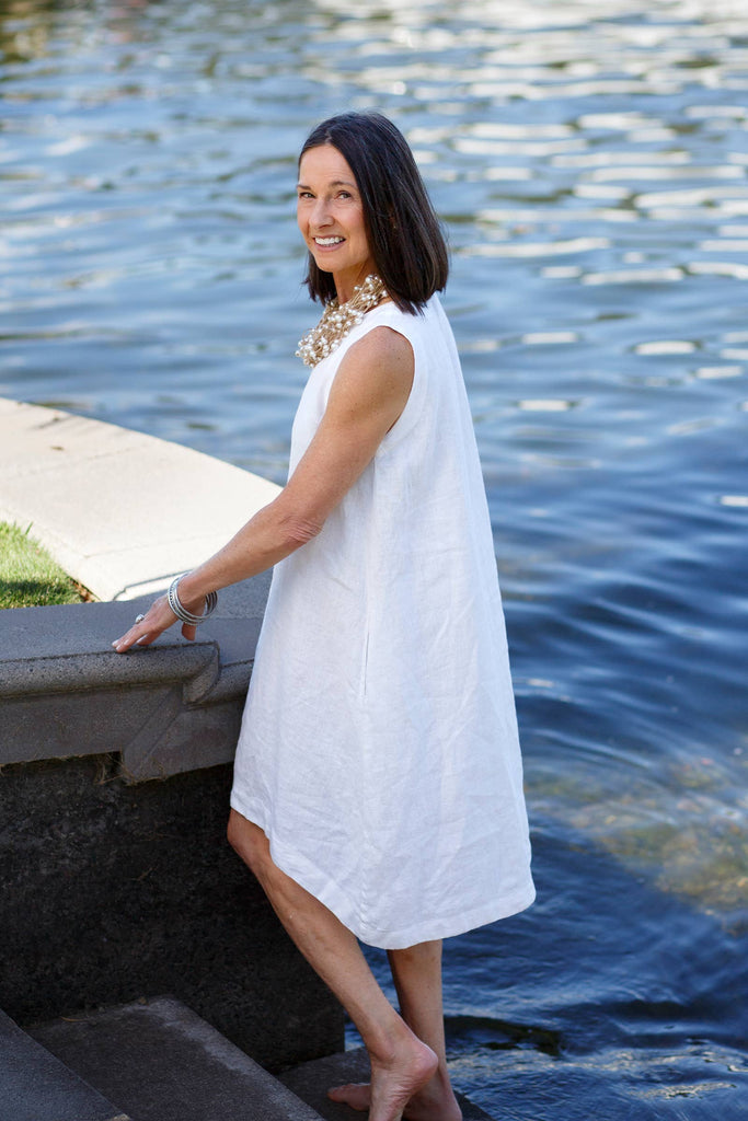 Alma Linen Dress