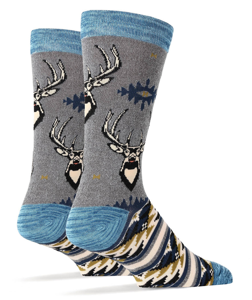 Deer Grace | Men's Premium Cotton Crew Socks