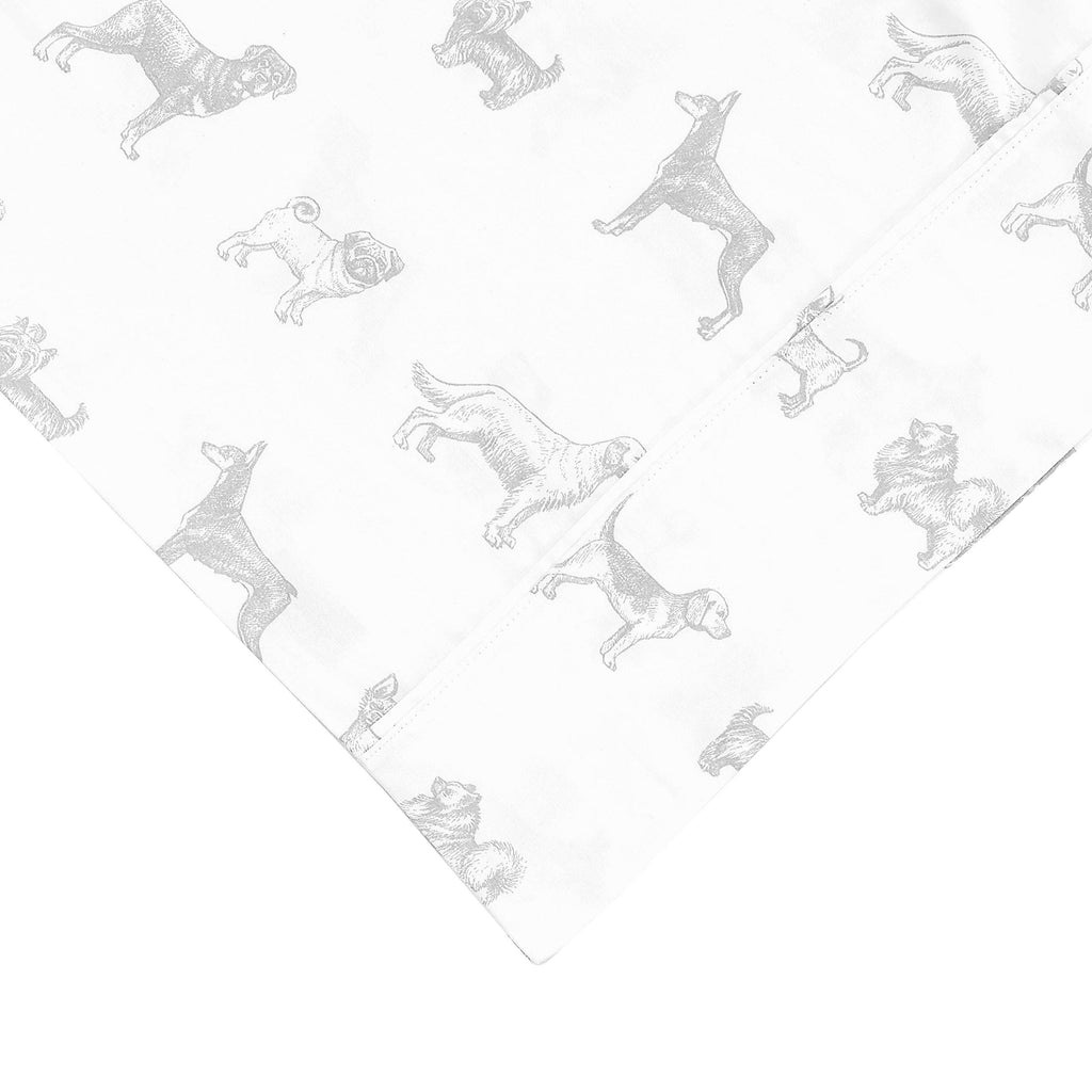 Dogs Printed Cotton Sheet Set