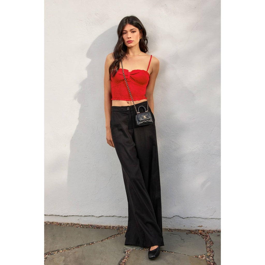 My Little Smocked Sweetheart Crop Top