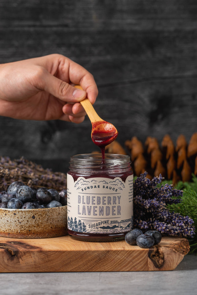 Blueberry Lavender Sundae Sauce