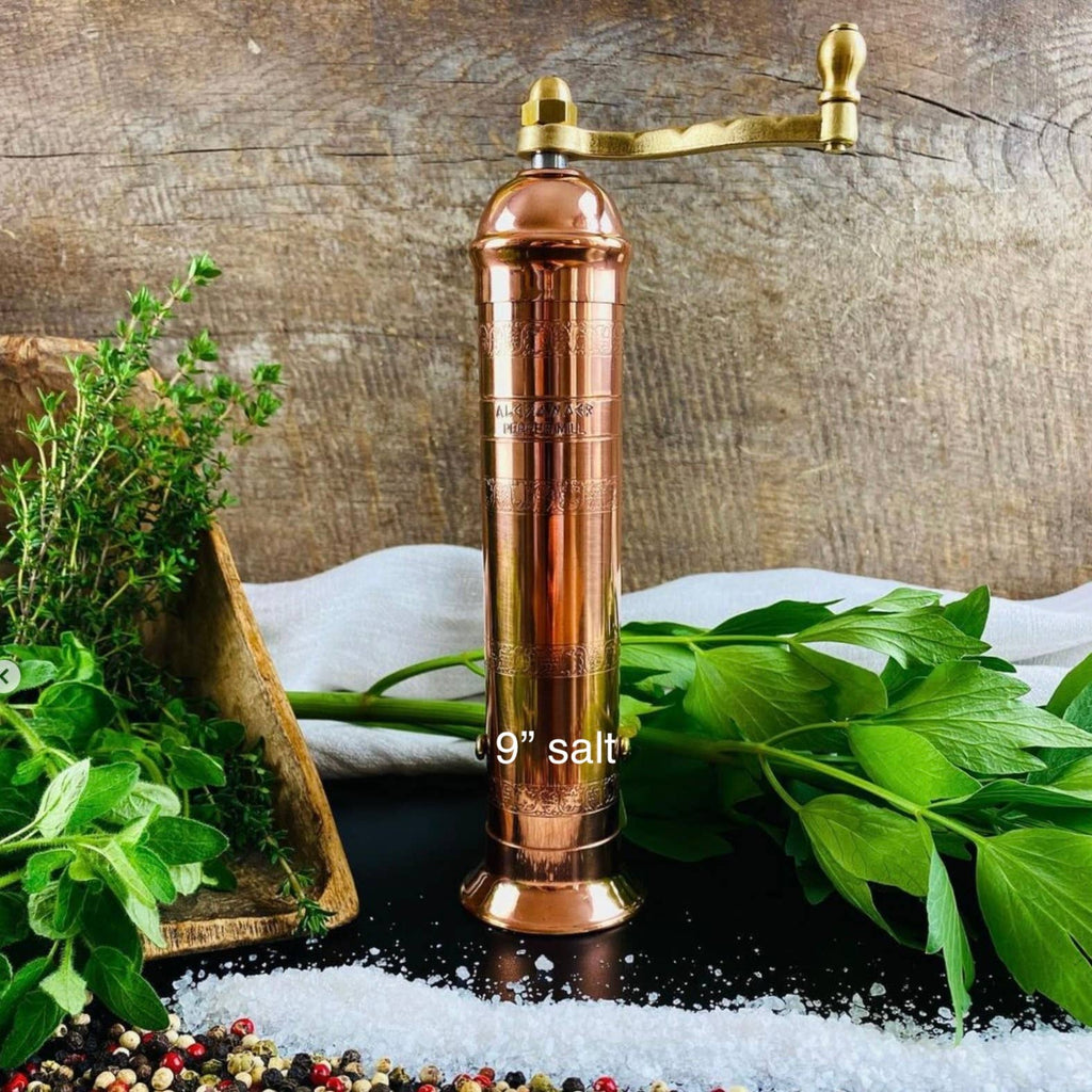 The original 'Copper Mill' - 9" salt grinder