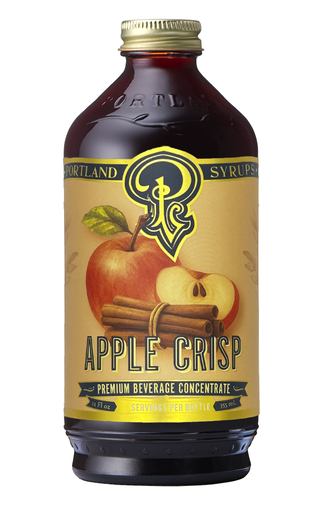 Apple Crisp Syrup 12oz - cocktail / mocktail / coffee drinks