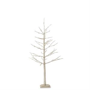 4 Foot Gold Glitter LED Christmas Tree w/Electri