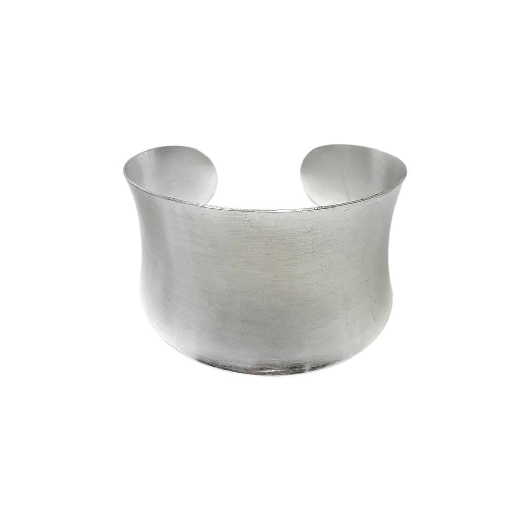 Concave Cuff - Silver Bracelet