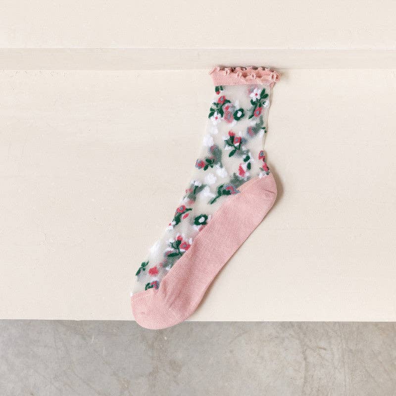 Rufia - Floral Pattern Summer Socks