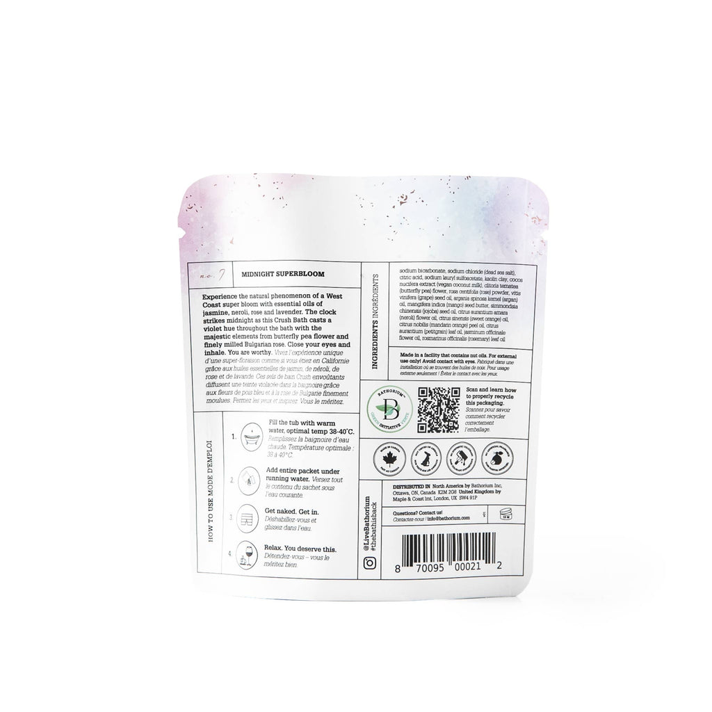 NEW Midnight Superbloom Crush Bath Soak 120g