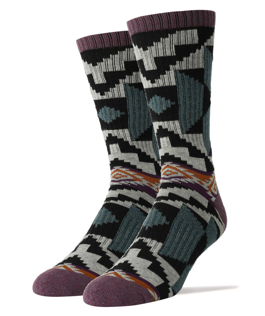 Dusk Wind | Men's Premium Cotton Athletic Crew Socks