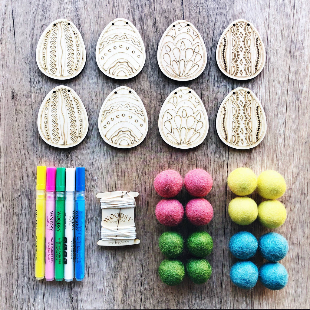 DIY Craft Kit - Easter Egg Garland