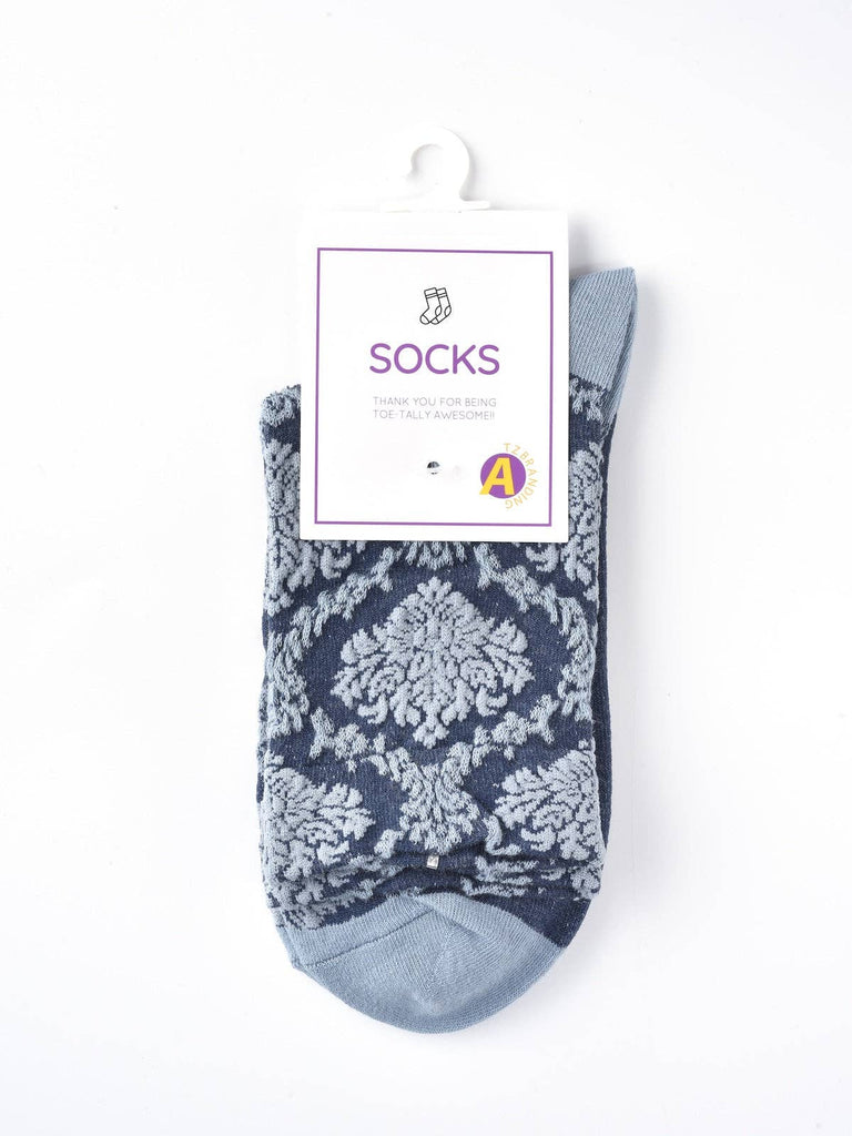 Rufia – Capsule Textured Jacquard Crew Socks